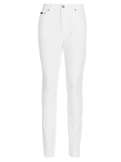 Shop Dolce & Gabbana Audrey Jeans White