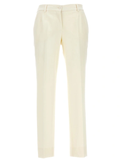 Shop Dolce & Gabbana Essential Pants White