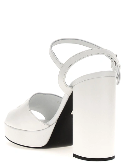 Shop Dolce & Gabbana Keira Sandals White