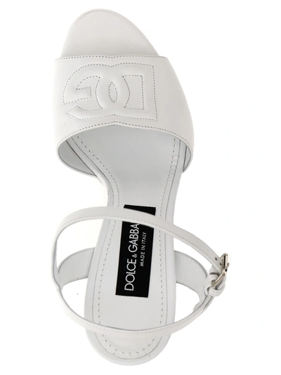 Shop Dolce & Gabbana Keira Sandals White