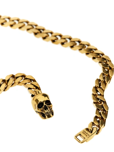Shop Alexander Mcqueen Skull Jewelry Gold