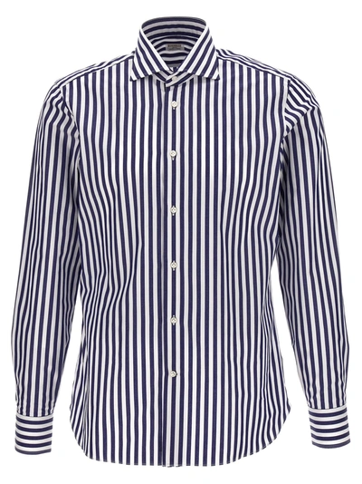 Shop Borriello Striped Shirt Shirt, Blouse Multicolor