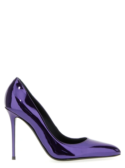 Shop Giuseppe Zanotti Decadence Pumps In Purple