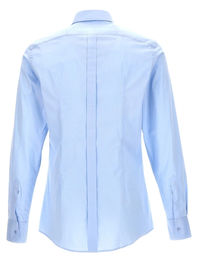 Shop Dolce & Gabbana Dg Essential Shirt Shirt, Blouse In Light Blue