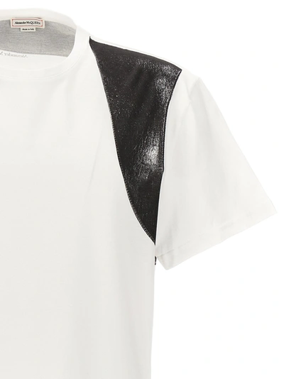 Shop Alexander Mcqueen Harness T-shirt White/black