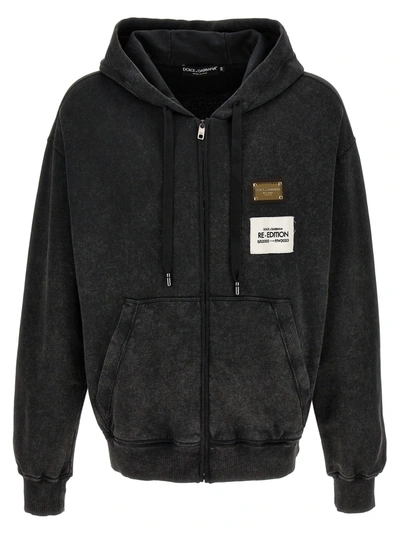 Shop Dolce & Gabbana Fw 2023 Sweatshirt In Gray