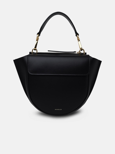 Shop Wandler Hortensia Black Leather Bag