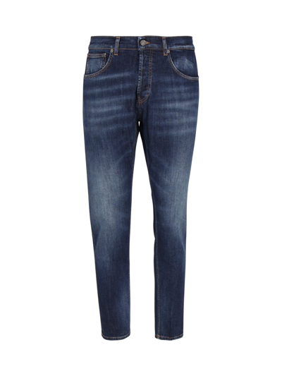 Shop Dondup Dian Carrot Jeans In Fixed Denim In Blue