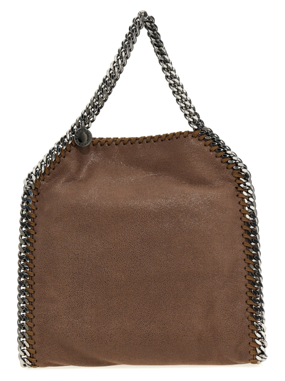 Shop Stella Mccartney Tote Mini Falabella Handbag In Beige