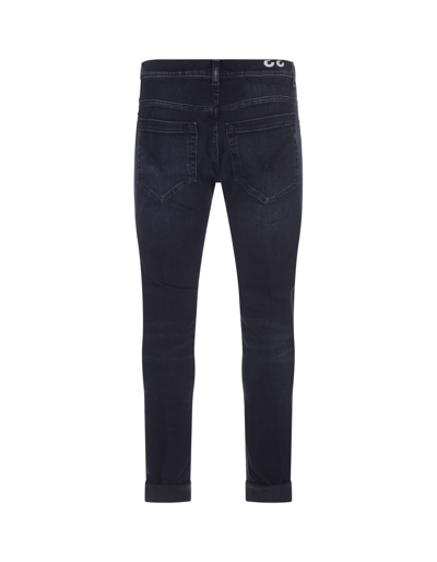 Shop Dondup George Skinny Fit Jeans In Dark Blue