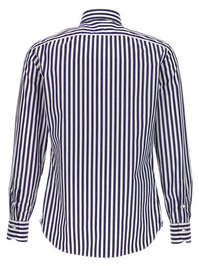 Shop Borriello Napoli Striped Shirt In Multicolor