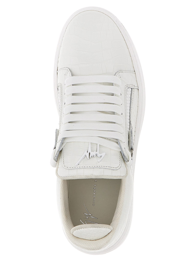 Shop Giuseppe Zanotti Gz/94 Sneakers In White