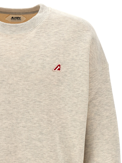 Shop Autry Logo Sweatshirt In Gray