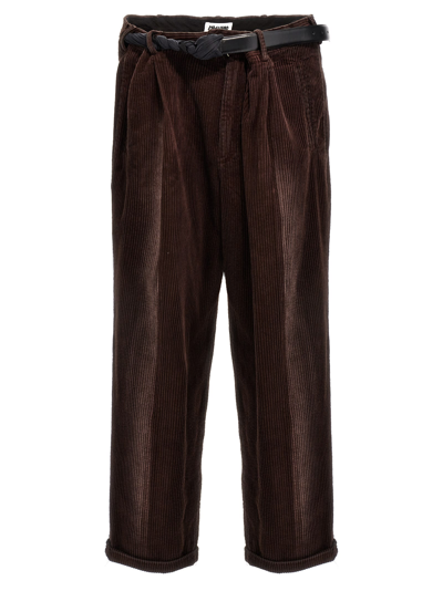 Shop Magliano Signature Super Pants In Brown