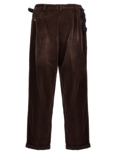 Shop Magliano Signature Super Pants In Brown