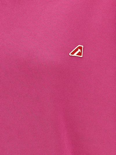 Shop Autry Logo Sweatshirt In Fuchsia