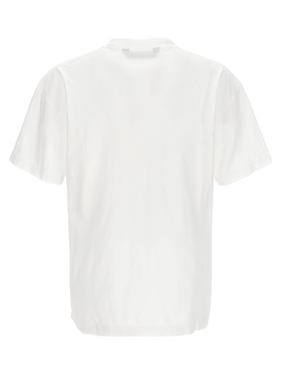 Shop Palm Angels University T-shirt In White/black