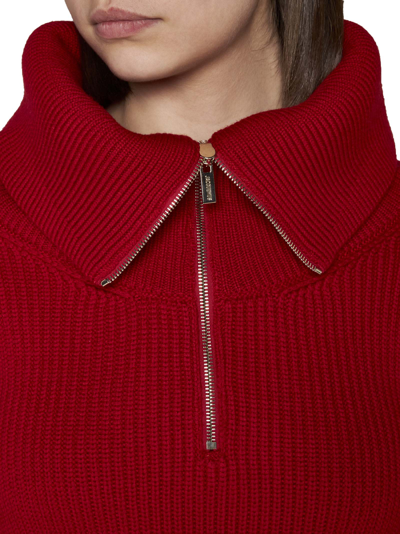 Shop Jacquemus Sweater In Red