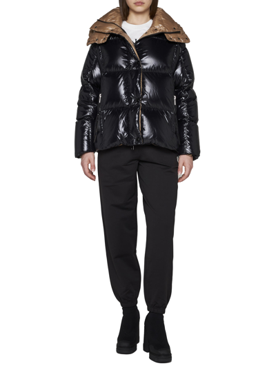 Moncler Karakorum Convertible Hooded Quilted Glossed-ripstop Down Jacket In Nero