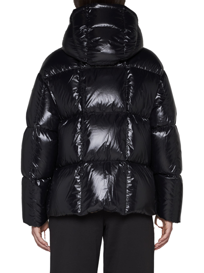 Moncler Karakorum Convertible Hooded Quilted Glossed-ripstop Down Jacket In Nero