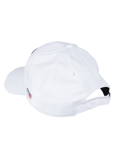 Shop Autry Logo Embroidered Baseball Cap In White