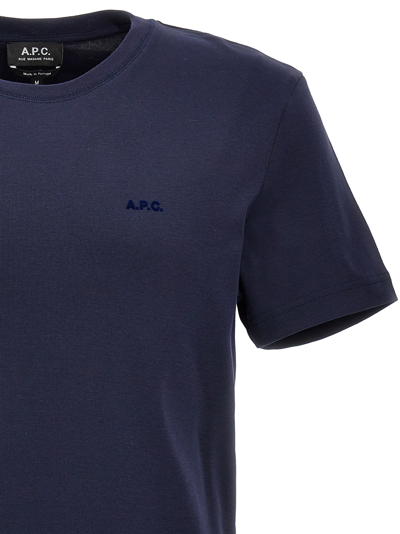 Shop Apc Lewis T-shirt In Blue
