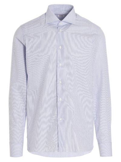 Shop Borriello Napoli Marechiaro Shirt In Light Blue