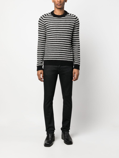Billionaire Logo-embroidered Straight-cut Jeans In Blue