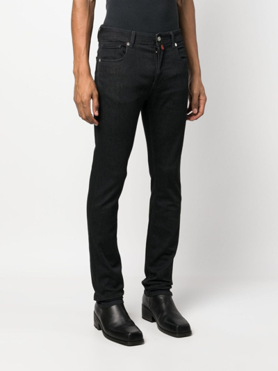 Billionaire Logo-embroidered Straight-cut Jeans In Blue