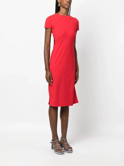 Shop Marcia Dress In Red