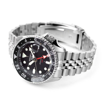 Pre-owned Seiko 5 Sports Sbsc001 Skx Sports Style Gmt Automatic Men Watch Made In Japan