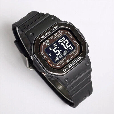 Pre-owned Casio G-shock Dw-h5600mb-1jr Black G-squad Bluetooth Men's Watch In Box