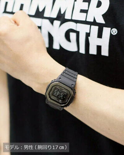 Pre-owned Casio G-shock Dw-h5600mb-1jr Black G-squad Bluetooth Men's Watch In Box