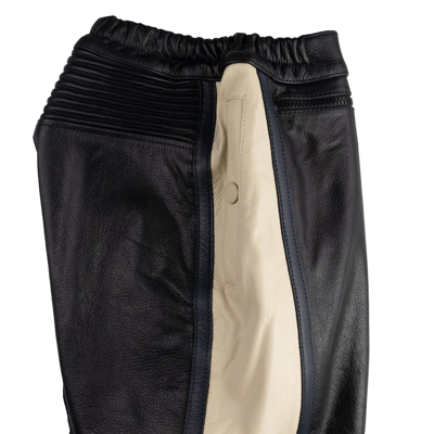 Pre-owned Kanye West Woman 100% Leather Pants Season 5 Size 28 Us 40 Eu Kwjx17 In Black