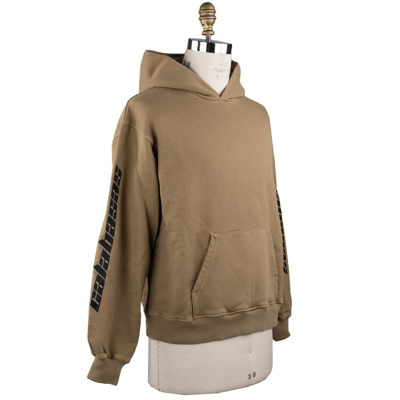 Pre-owned Kanye West Oversize Sweater Hoodie Season 5 100% Cotton Size S Kwmx13 In Beige