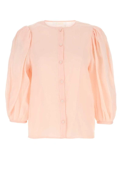Shop Chloé Chloe Shirts In Pink