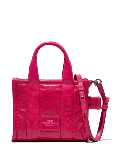Shop Marc Jacobs The Mini Tote Bags In Pink &amp; Purple