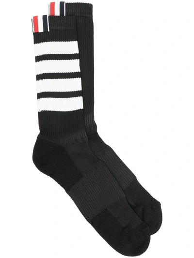 Shop Thom Browne Socks Clothing In Black