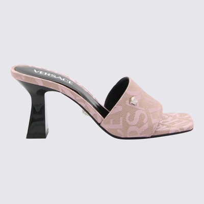 Shop Versace Sandals Beige