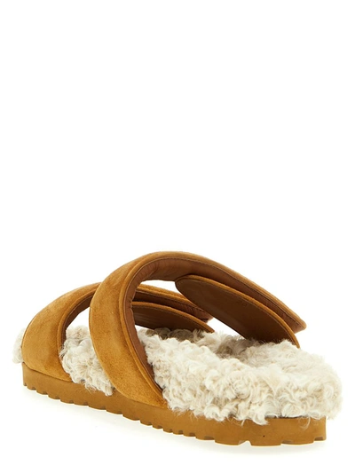 Shop Gia Borghini 'alvine' Sandals In Brown