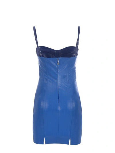 Shop Rotate Birger Christensen Rotate Dress  Bustier In Blue