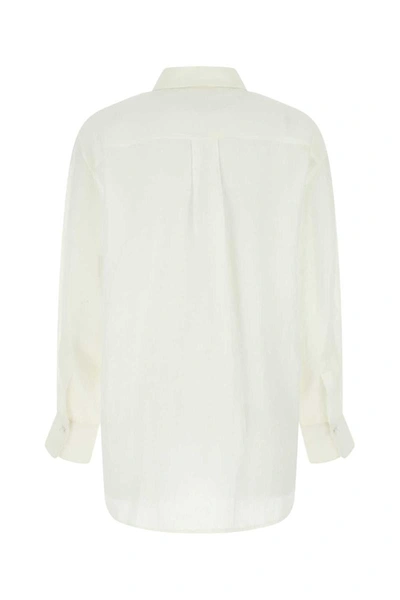 Shop Chloé Chloe Shirts In White