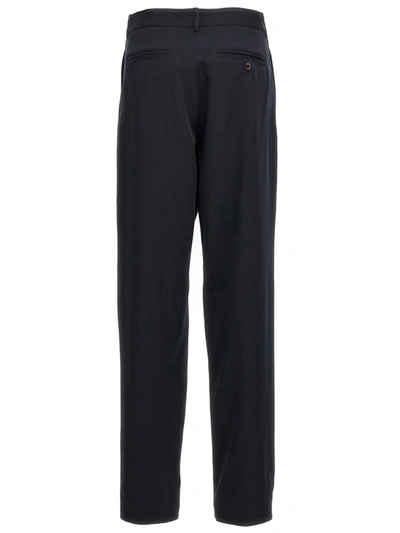 Shop Lemaire Wool Pants In Black