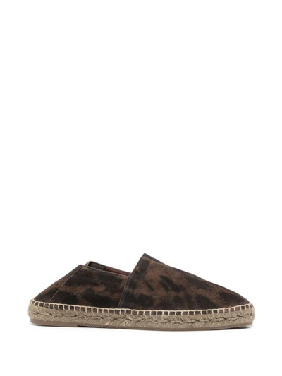 Shop Tom Ford Flat Shoes In Tan/black