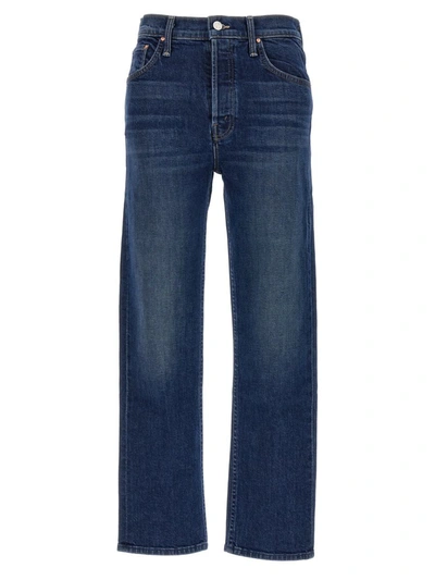 Shop Mother 'tomcat Ankle' Jeans In Blue