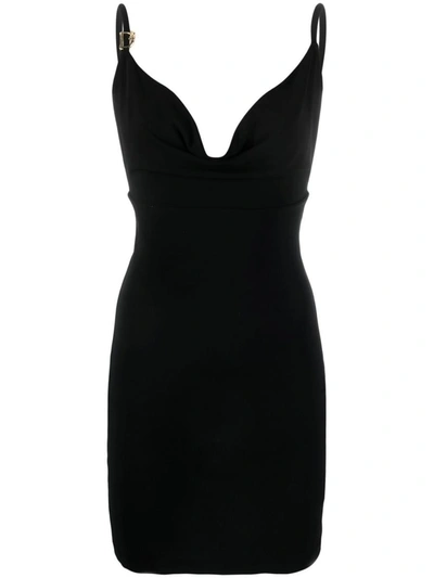 Shop Dsquared2 Cowl-neck Minidress In Black