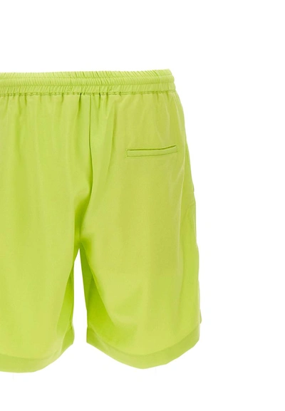 Shop Bonsai Wool Blend Shorts In Green