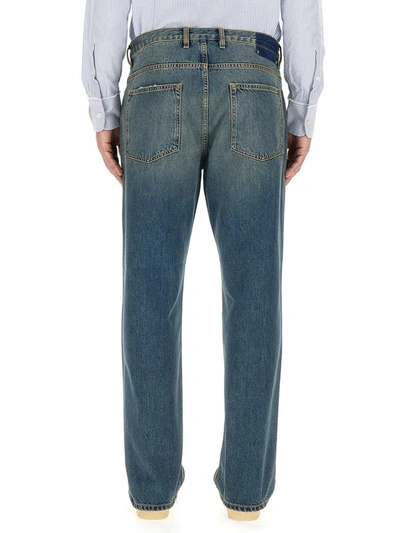 Shop Golden Goose Dirty Wash Distressed Jeans In Blue