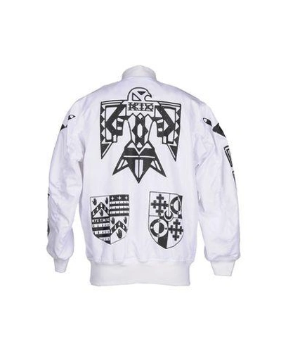 Shop Ktz Bomber In White