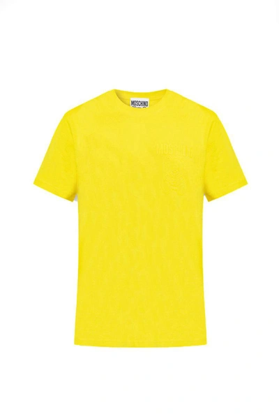 Shop Moschino T-shirts In Yellow